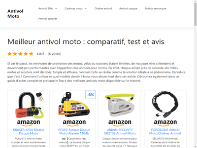 Meilleur antivol moto : comparatif, tests et avis