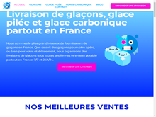 Livraison de glace carbonique