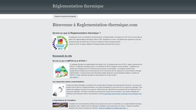 la reglementation Rt2012 et RT2020