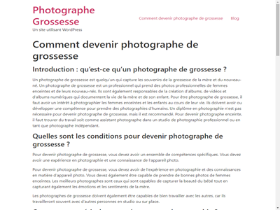 Tout savoir sur le métier de photographe de grossesse