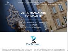 Proformal : formalités légales des sociétés