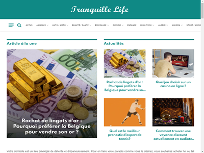 Tranquille Life, votre guide d'achat