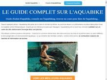 Site de comparatifs d'aquabike