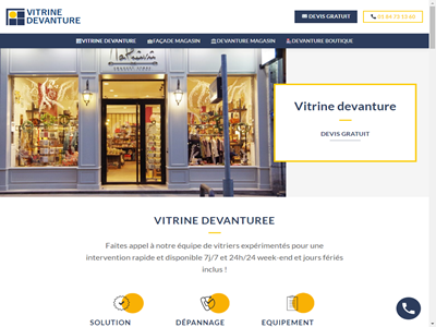 vitrine devanture