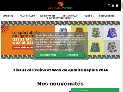 Tissus africains et Wax de qualité depuis 2014