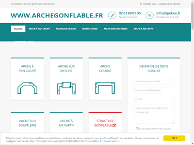 visibilité de vos événements à l'aide des arches gonflables