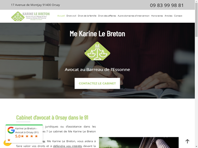 Karine Le Breton, votre avocat en droit de la famille à Orsay