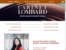 Maître Charlotte LOMBARD, avocate fiscaliste à Paris 17