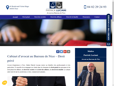 Cabinet d’avocat au Barreau de Nice – Droit privé