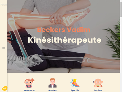 Kinésithérapeute sportif à Kraainem, Beckers Vadim 