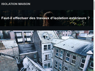 Isolation maison