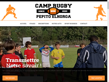 Stage de rugby de perfectionnement par le camp de Rugby Pepito Elhorga 