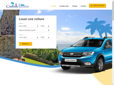 Location voiture pas cher Martinique - Caravelle Location