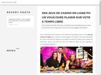 les jeux de casinos en ligne