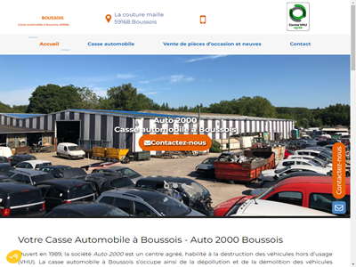 Vente de pièces auto d’occasion à Boussois, Auto 2000