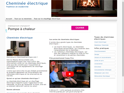 tout savoir sur la cheminée électrique