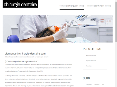 infos sur la chirurgie dentaire