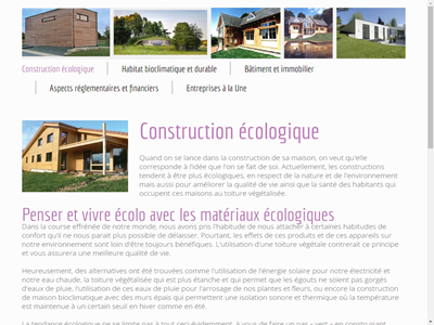 tout sur la construction d'une maison ecolo