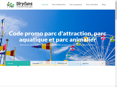 Parc d'attractions moins cher