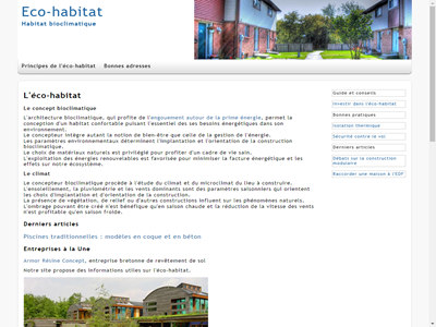 l'habitat ecologique