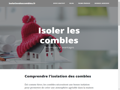 Isolation du grenier