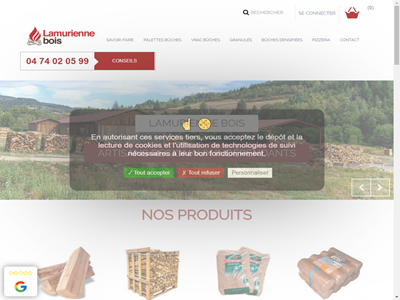 Vente en ligne de bois de chauffage: Lamurienne bois