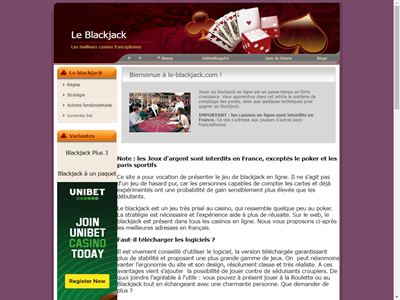 jouer au blackjack