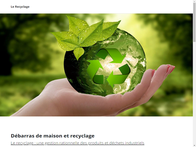 le recyclage des dechets