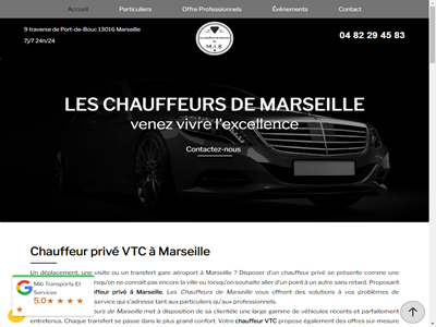 Trouver un chauffeur privé à Marseille 