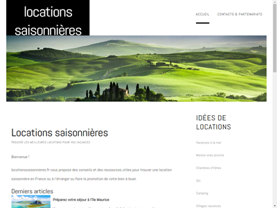 location saisonniere