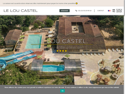 Lou Castel: camping en Dordogne