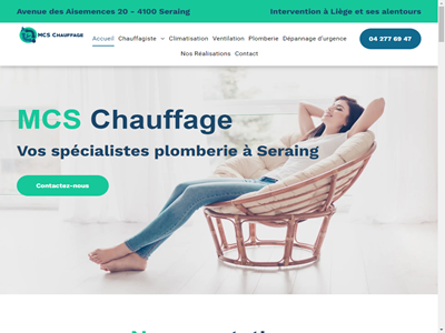 Entreprise de plomberie et de chauffage MCS Chauffage  à Seraing