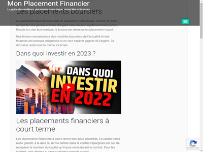 guide du placement financier