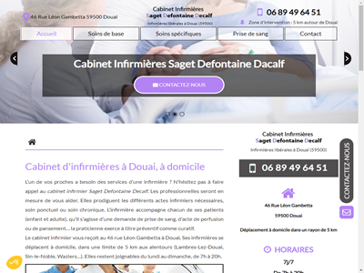 Votre d’infirmière à domicile à Douai 