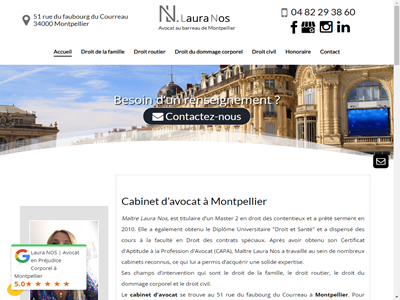 Cabinet d'avocat en dommage corporel à Montpellier