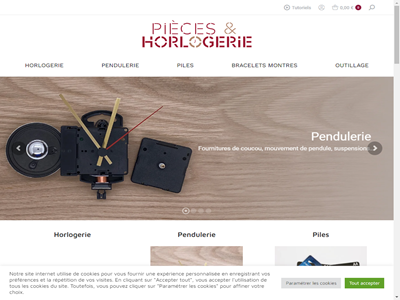 Pièces Horlogerie - Pièces détachées pendules, horlogerie, montre