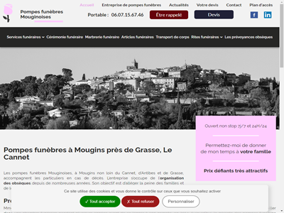 Organisation de cérémonies funéraires à Mougins