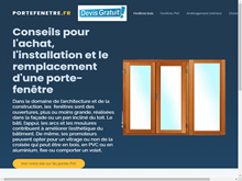 zoom sur la porte fenetre