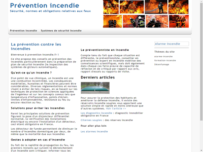 prevention incendie