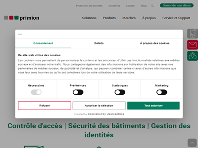 Solution de sécurité et de contrôle pour entreprises