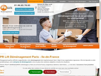 Entreprise de déménagement d'entreprises à Paris 17