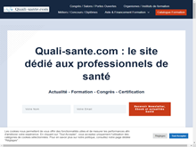 Quali-santÃ©.com : site dÃ©diÃ© aux professionnels de la santÃ©