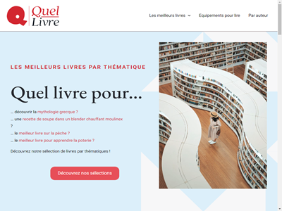 Le site Quel-Livre.com