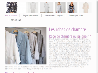 robe de chambre