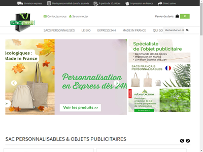 Sac publicitaire en France