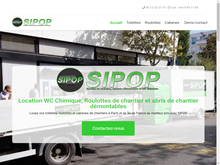 SIPOP - Location et vente de WC Chimique, cabanes et roulottes de chantiers 