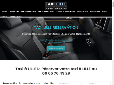 Taxi Lille Réservation