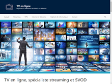 TV en ligne, spécialiste streaming et SVOD