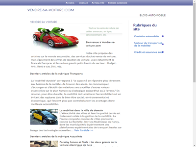 vendre sa voiture