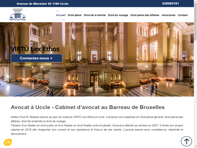 Cabinet d’avocat au barreau de Bruxelles